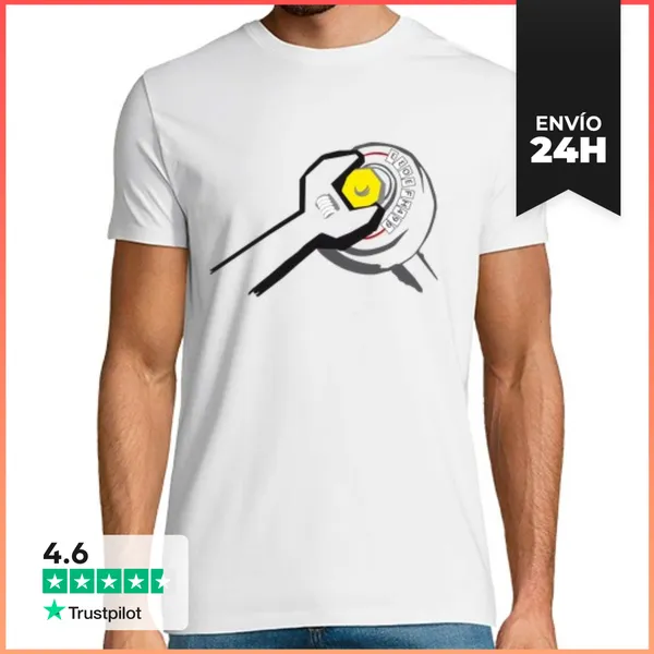 Camiseta Hombre Clásica Llave Skate LaTostadora