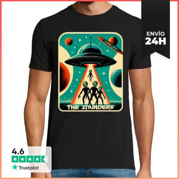 Camiseta Hombre Clásica Los Invasores LaTostadora