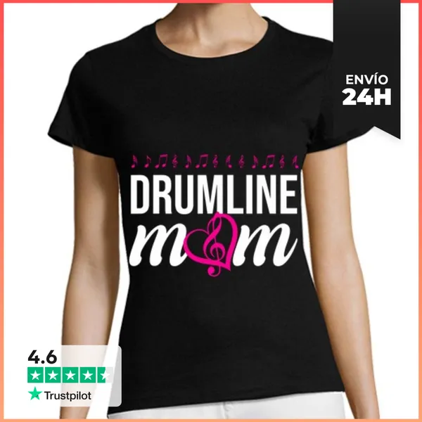Camiseta Mujer Clásica Mamá De La Banda De Marcha Cuerpo De
