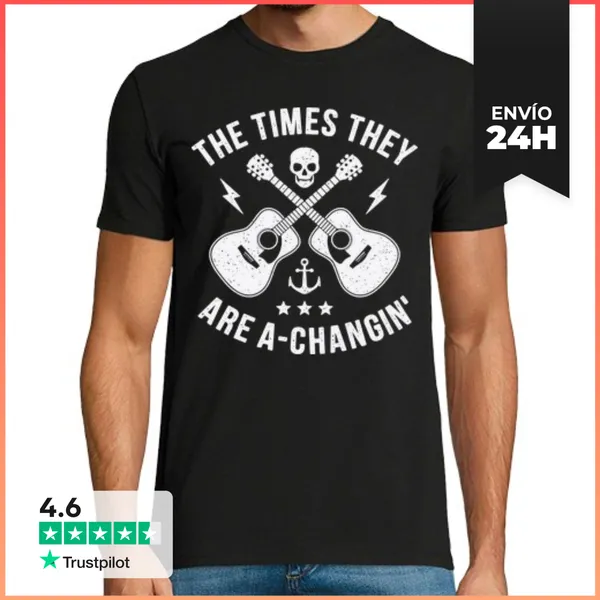 Camiseta Hombre Clásica The Times They Are A-Changin LaTostadora