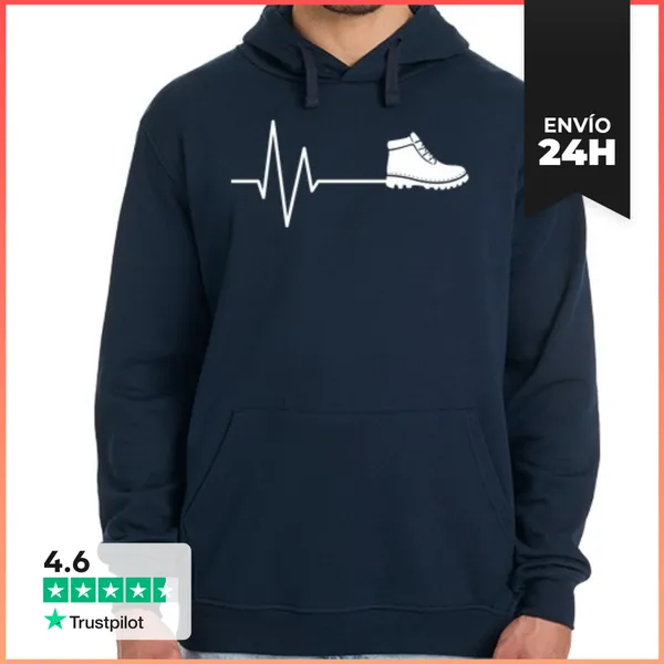 Sudadera Unisex Con Capucha Senderista LaTostadora
