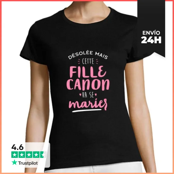 Camiseta Mujer Clásica Esta Chica Pistola Va A Casarse Con Un