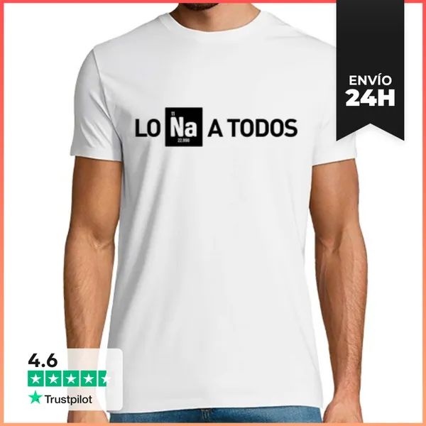 Camiseta Hombre Clásica Lo Na A Todos N Hombre LaTostadora