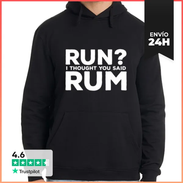 Sudadera Unisex Con Capucha Los Hombres Corren Pensé Que Dijiste