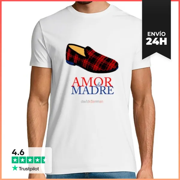 Camiseta Hombre Clásica AMOR DE MADRE LaTostadora
