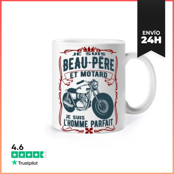 Taza Padrastro Y Motorista Perfecto LaTostadora