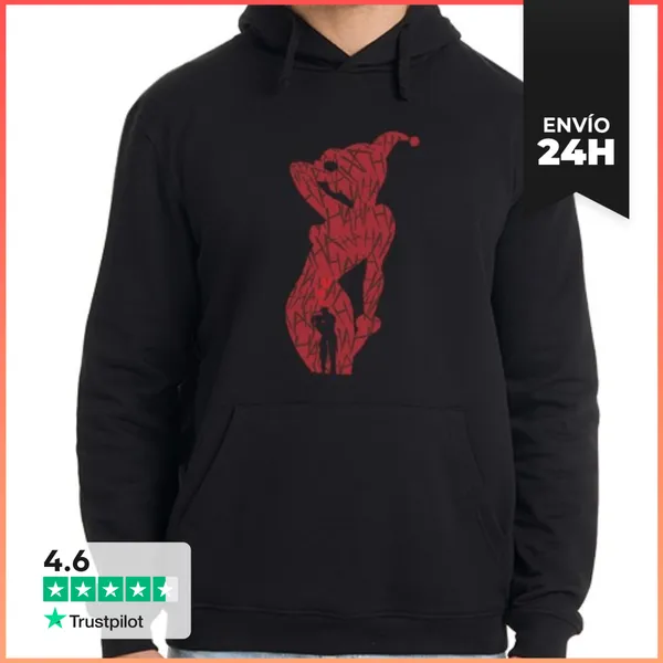 Sudadera Unisex Con Capucha Crazy Love LaTostadora