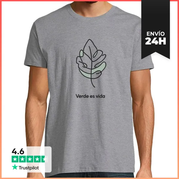 Camiseta Hombre Clásica VERDE LaTostadora