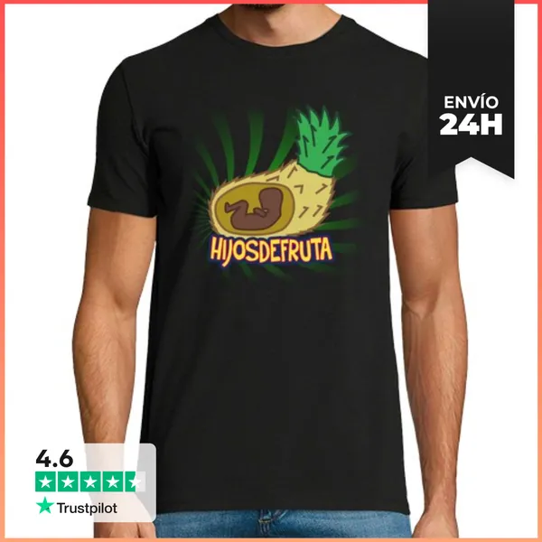 Camiseta Hombre Clásica Hijos De Fruta LaTostadora