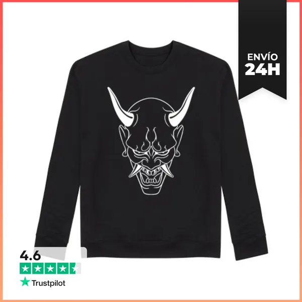Sudadera Unisex Hombre, Sudadera, Negra LaTostadora