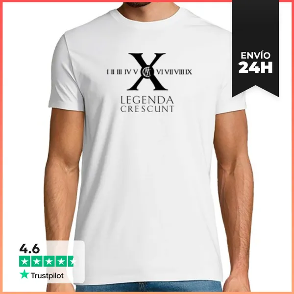 Camiseta Hombre Clásica Legenda Crescunt LaTostadora