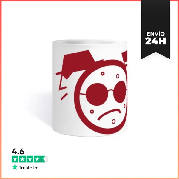 Taza Roja Tp Con Logo De 3 Lados LaTostadora