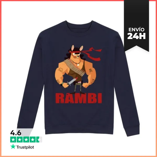 Sudadera Unisex Rambi LaTostadora