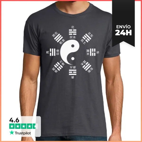 Camiseta Hombre Clásica Yin Yang LaTostadora
