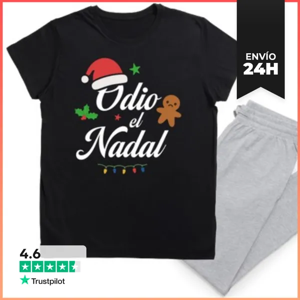 Pijama ODIO EL NADAL LaTostadora