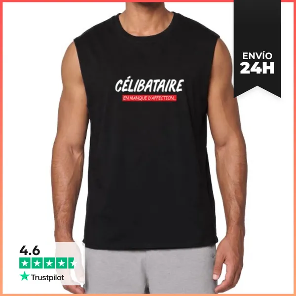 Camiseta Sin Mangas Soltero Infeliz LaTostadora