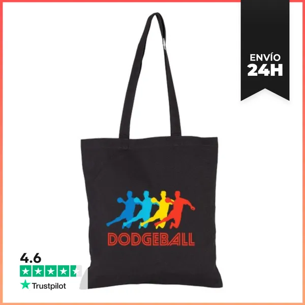 Bolsa De Tela Jugador De Dodgeball Arte Pop Retro LaTostadora