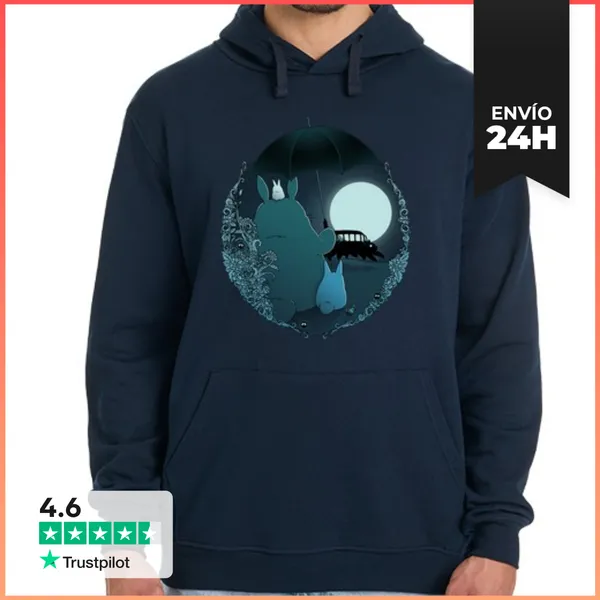 Sudadera Unisex Con Capucha Spirits In The Night LaTostadora