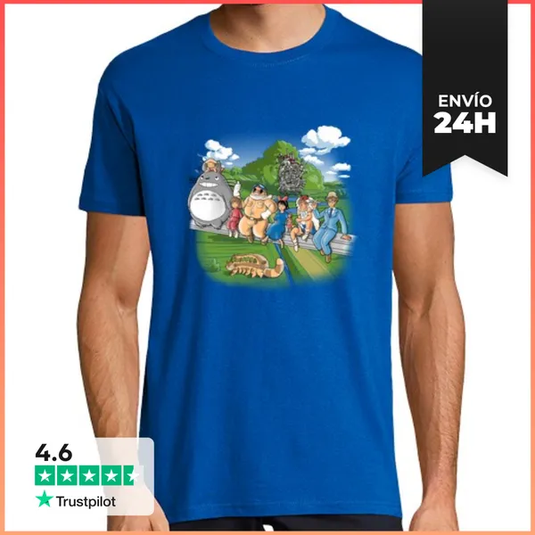 Camiseta Hombre Clásica Gibli Workers LaTostadora