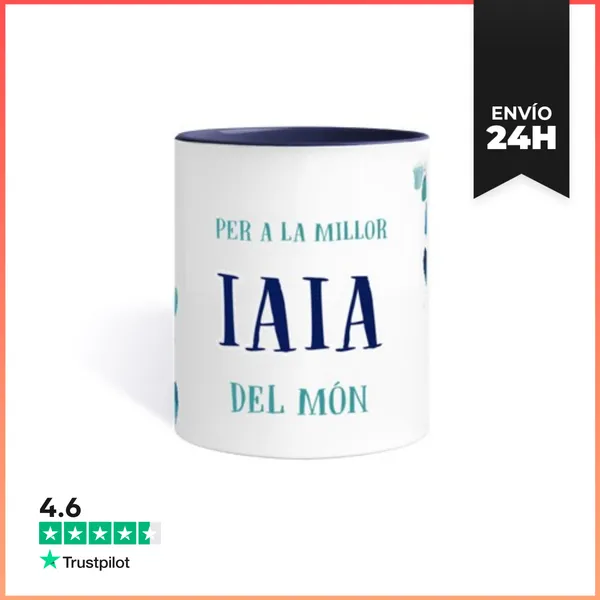 Taza De Colores Millor Iaia Del Món LaTostadora