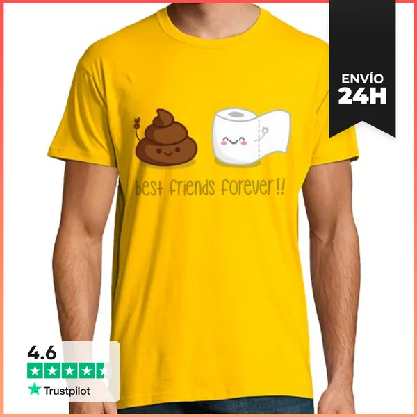 Camiseta Hombre Clásica Friends Forever! LaTostadora