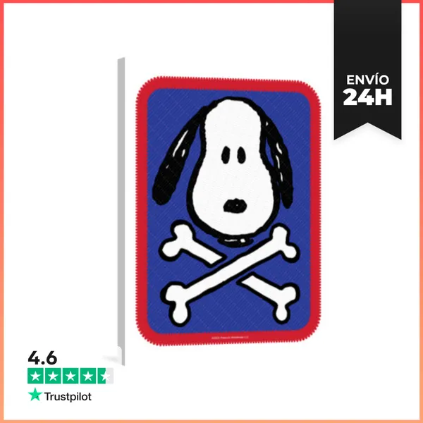 Lienzo Vertical Snoopy Pirata LaTostadora