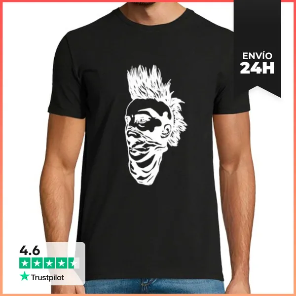 Camiseta Hombre Clásica Punk Boy Reverse LaTostadora
