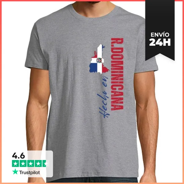 Camiseta Hombre Clásica Hecho En Republica Dominicana LaTostadora