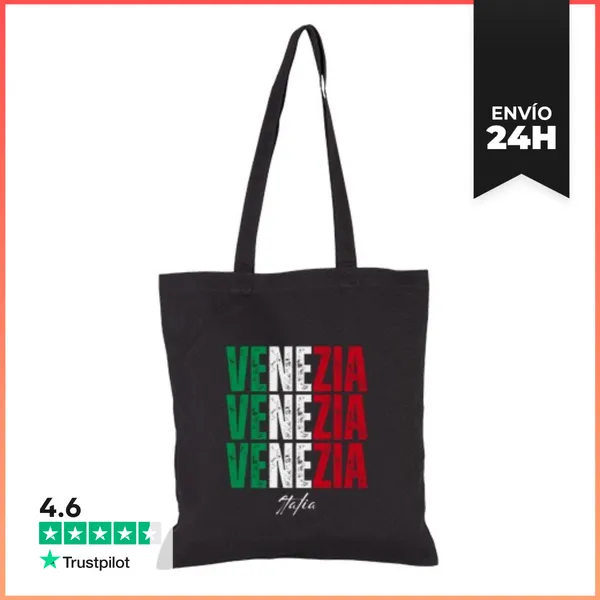 Bolsa De Tela Venecia Italia, Amo Venecia LaTostadora