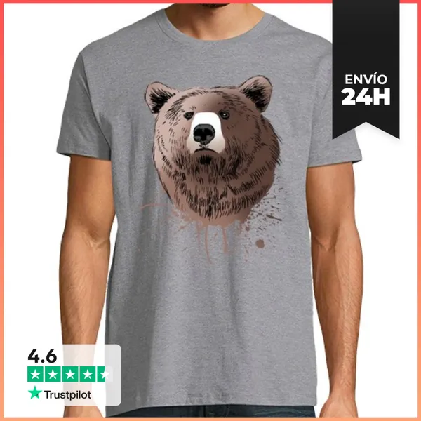 Camiseta Hombre Clásica Grizzly LaTostadora