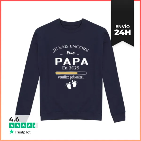 Sudadera Unisex Anuncio De Embarazo De Papá 2025 Camise