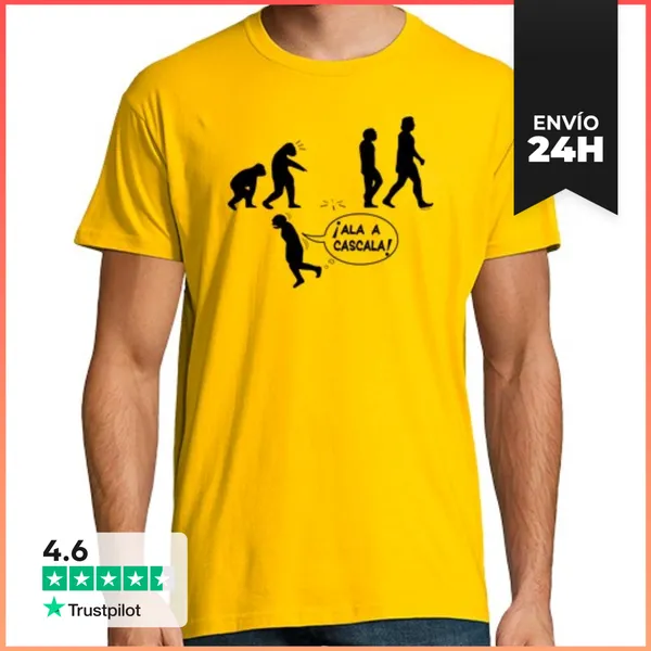 Camiseta Hombre Clásica ¡Ala A Cascála! - Aragón LaTostadora