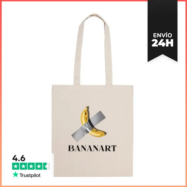 Bolsa De Tela Bananart - Bolsa LaTostadora