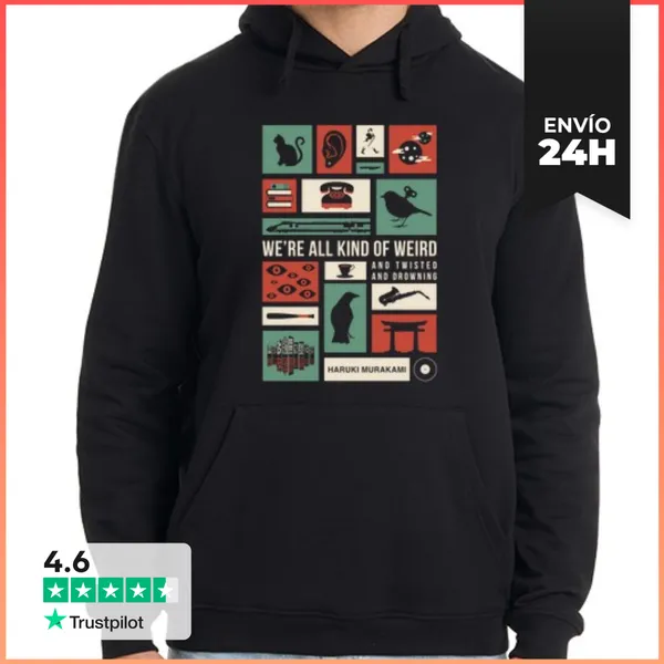 Sudadera Unisex Con Capucha MURAKAMI LaTostadora