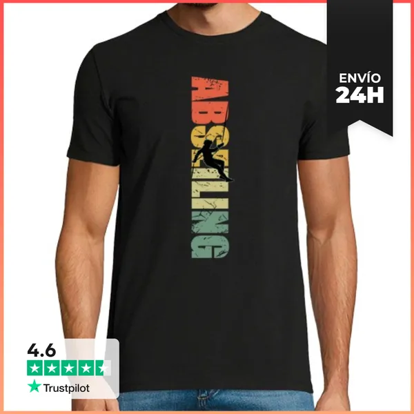 Camiseta Hombre Clásica Rappel Vintage Rapel Rappel LaTostadora