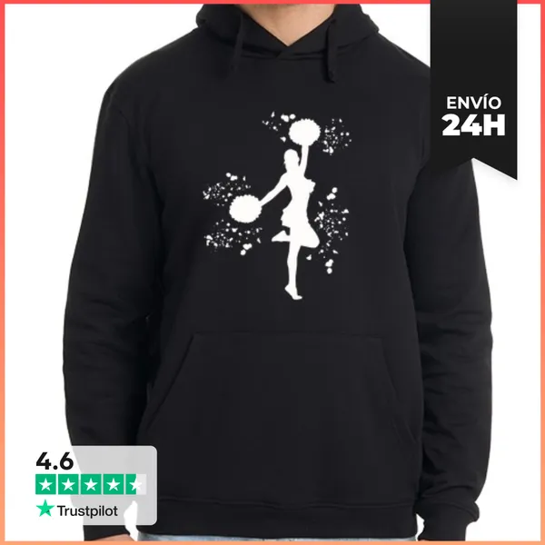 Sudadera Unisex Con Capucha Mamá Animadora Amor Animación