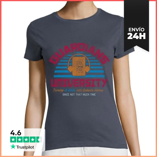 Camiseta Mujer Clásica Guardians University LaTostadora