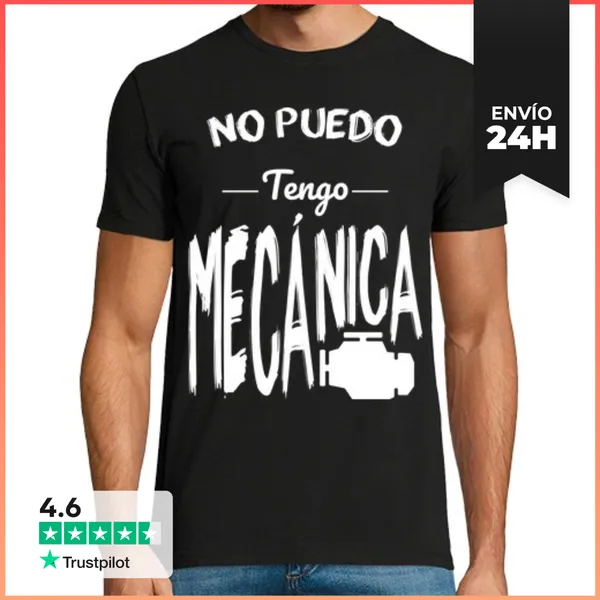 Camiseta Hombre Clásica No Puedo Tengo Mecánica LaTostadora