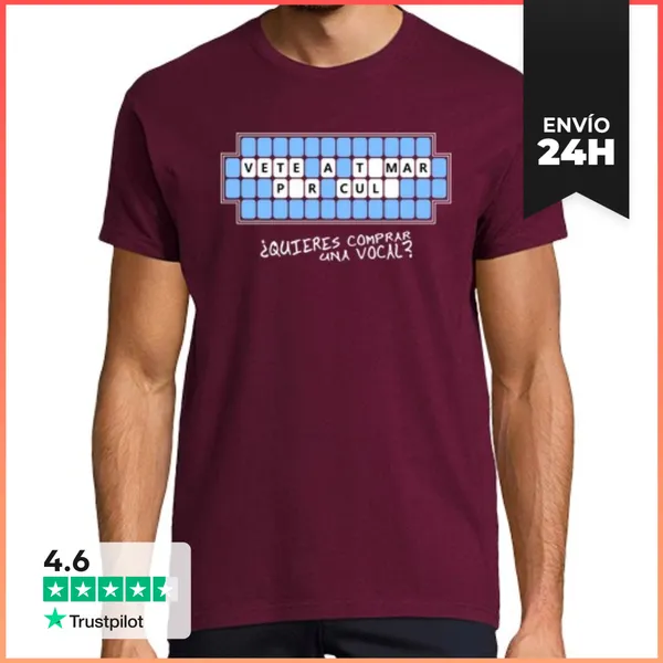 Camiseta Hombre Clásica Quieres Comprar Una Vocal LaTostadora