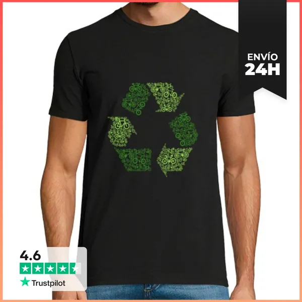 Camiseta Hombre Clásica Reciclaje LaTostadora