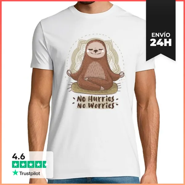 Camiseta Hombre Clásica No Hay Prisa LaTostadora
