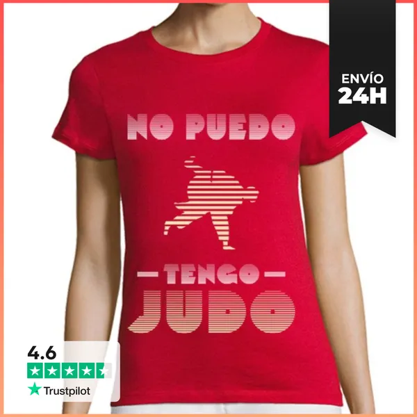 Camiseta Mujer Clásica No Puedo Tengo Judo Camiseta Mujer