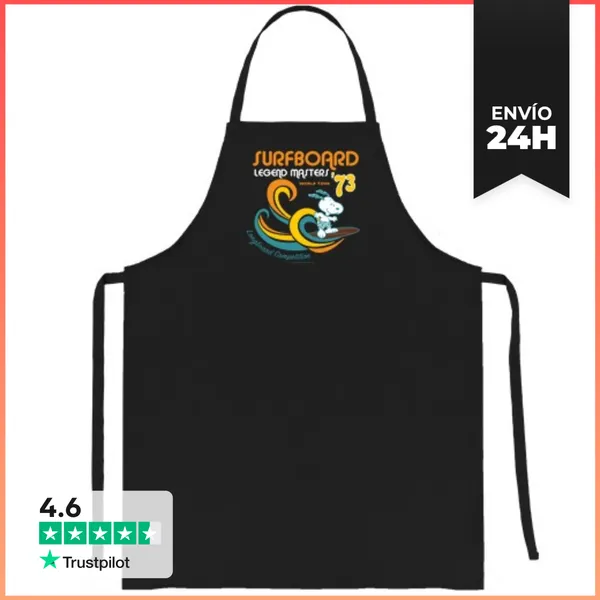 Delantal Surfboard World Tour 73 Snoopy LaTostadora