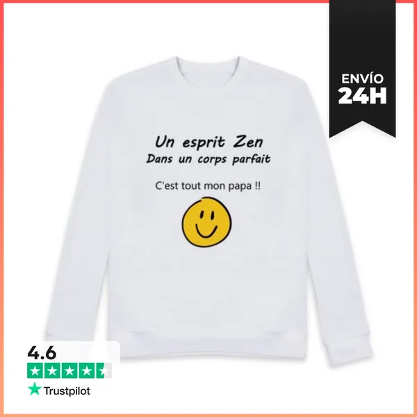 Sudadera Unisex Humor Sudoroso - Un Espíritu Zen En Un Cuerpo