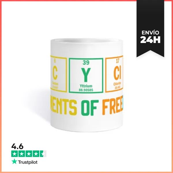 Taza Bicicleta Elementos De La Libertad LaTostadora