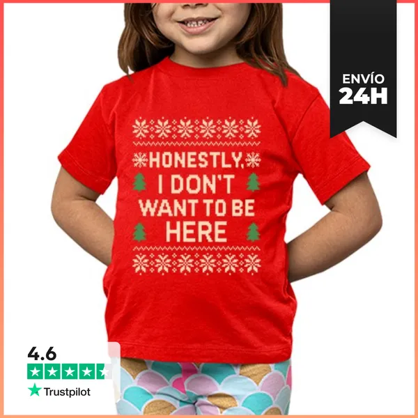 Camiseta Clásica Para Niños No Quiero Estar Aqui LaTostadora