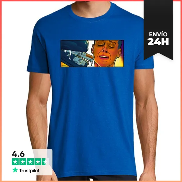Camiseta Hombre Clásica Alien Grapadora LaTostadora