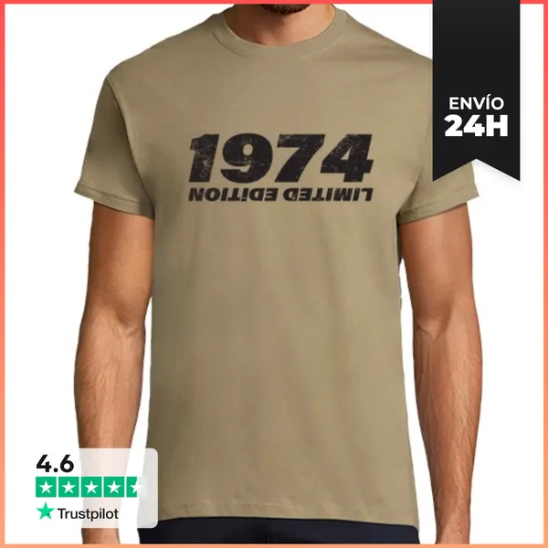 Camiseta Hombre Clásica 1974 Edicion Limitada LaTostadora