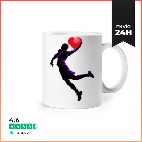 Taza Amo El Baloncesto LaTostadora