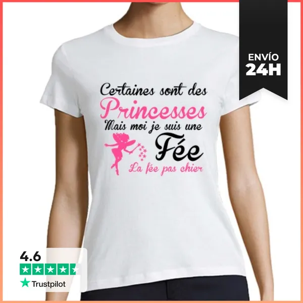 Camiseta Mujer Clásica El Hada No Mierda LaTostadora